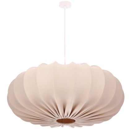 Hanging lamp CAFEE 1xE27/40W/230V diam. 66 cm beige