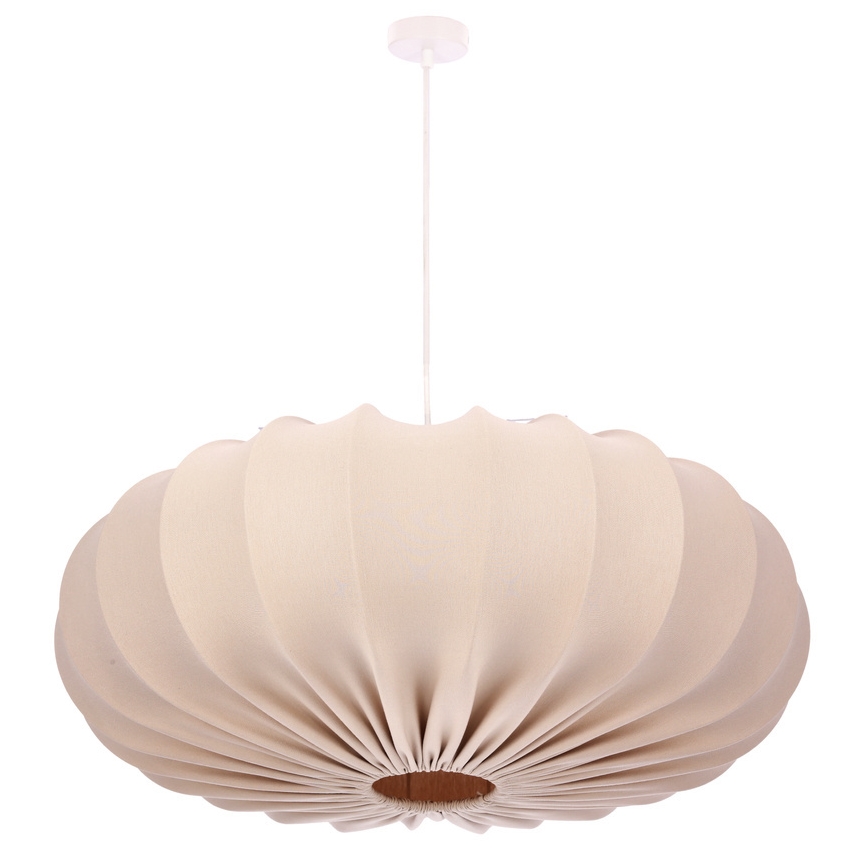 Hanging lamp CAFEE 1xE27/40W/230V diam. 66 cm beige