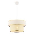 Hanging Lamp ERO 1xE27/60W/230V cream/gold