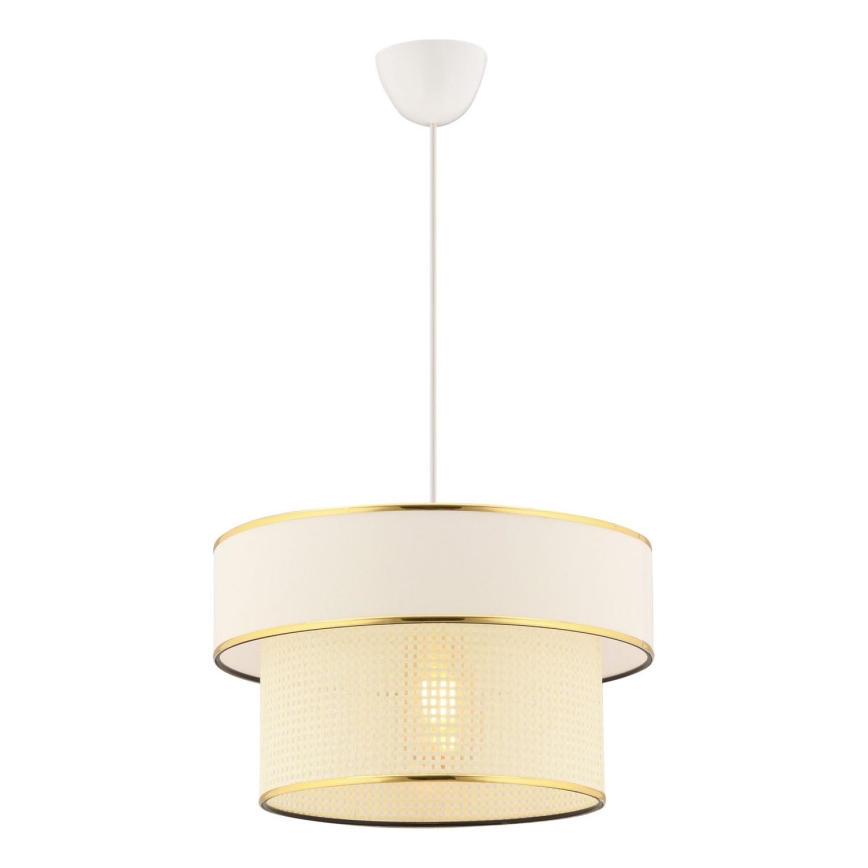 Hanging Lamp ERO 1xE27/60W/230V cream/gold