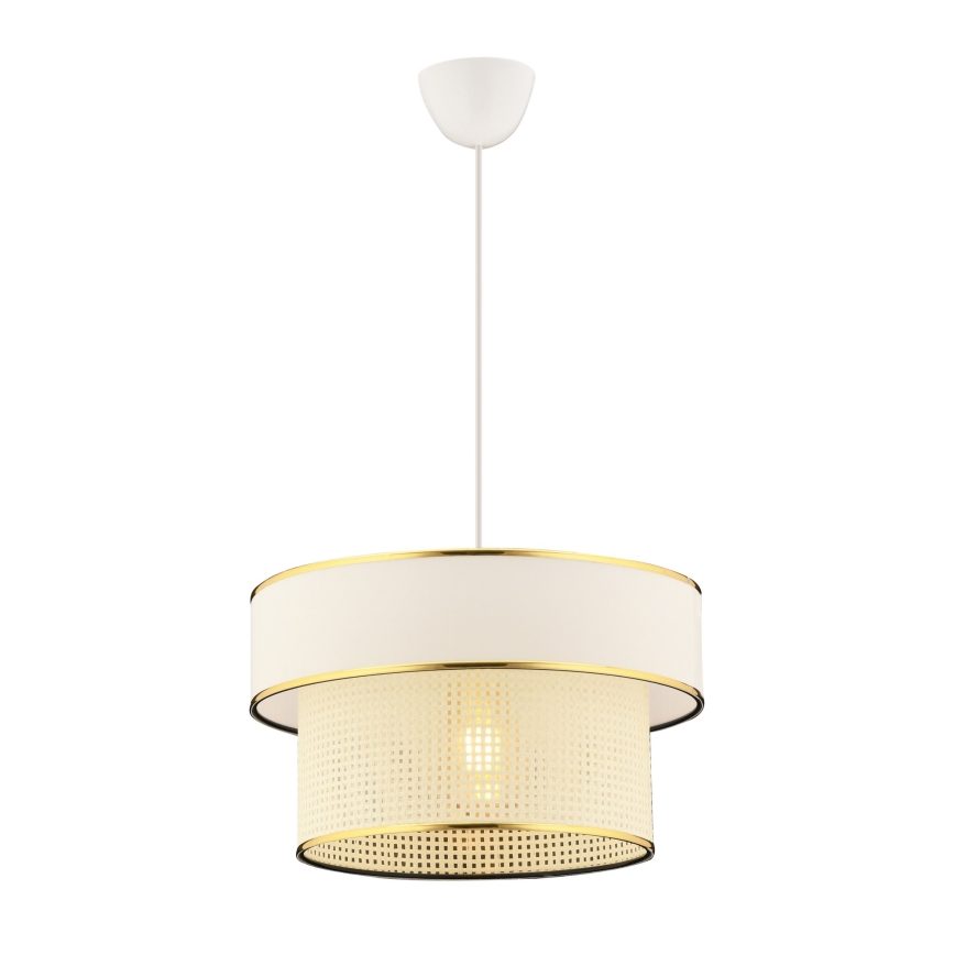 Hanging Lamp ERO 1xE27/60W/230V cream/gold