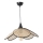 Hanging Lamp FUME 1xE27/40W/230V diameter 45 cm black/beige
