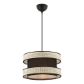 HANGING LAMP HALO 1xE27/60W/230V black/cream