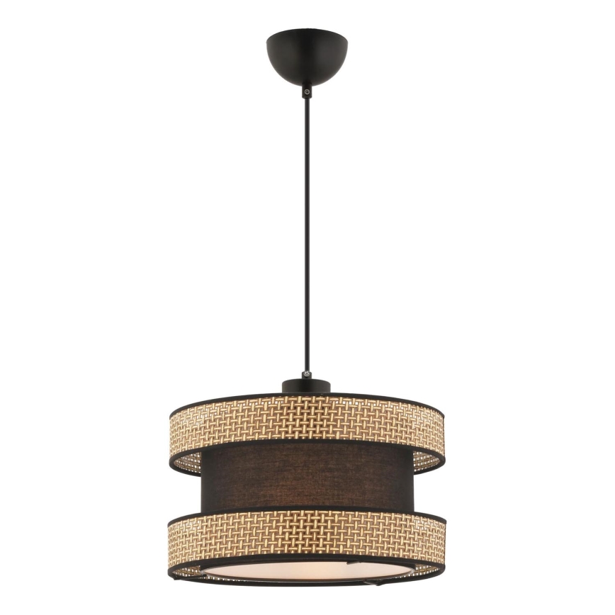 Hanging lamp HALO 1xE27/60W/230V brown/beige