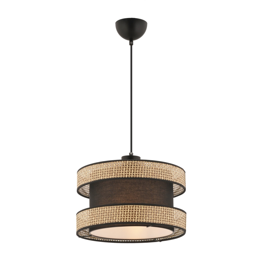 Hanging lamp HALO 1xE27/60W/230V brown/beige