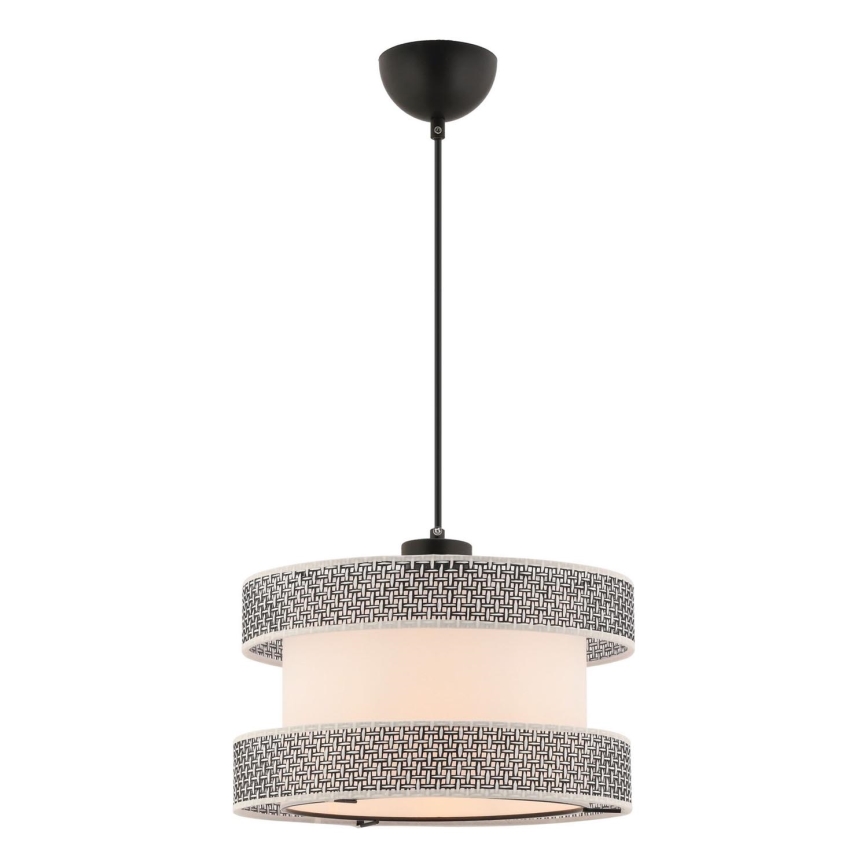 Hanging Lamp HALO 1xE27/60W/230V cream/gray