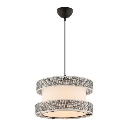 Hanging Lamp HALO 1xE27/60W/230V cream/gray