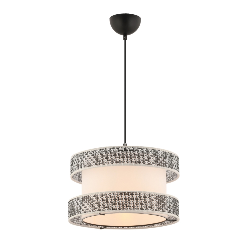Hanging Lamp HALO 1xE27/60W/230V cream/gray