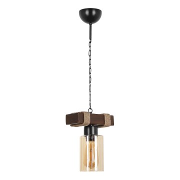 Hanging Lamp JASMIN 1xE27/40W/230V Brown/Beige