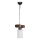 Hanging lamp JASMIN 1xE27/40W/230V brown/white