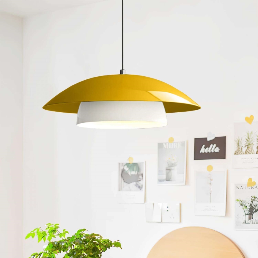 Hanging lamp MOONLIGH 1xE27/40W/230V yellow