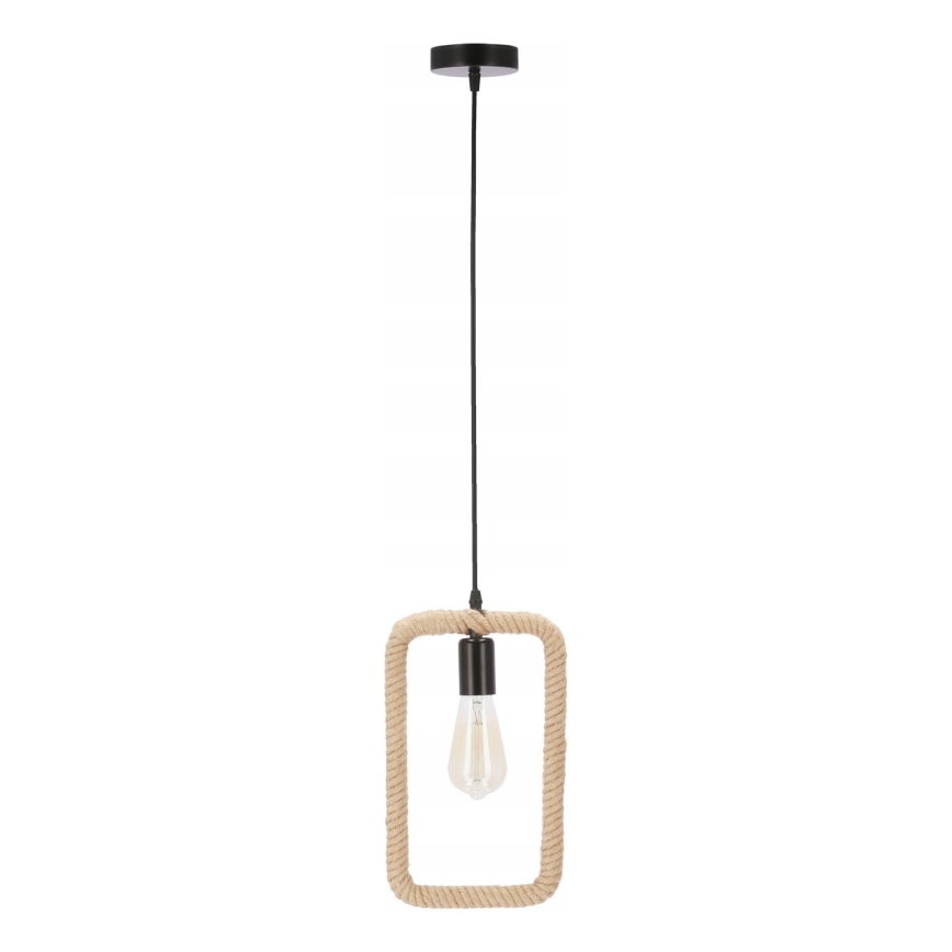 Hanging lamp OSTOR 1xE27/40W/230V beige/black