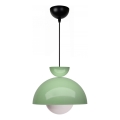 Hanging lamp SALVA 1xE27/15W/230V green