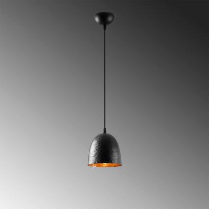 Hanging Lamp TATTOO 1xE27/40W/230V Ø 16 cm Black