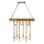 Hanging lamp VINT 6xE27/40W/230V bamboo