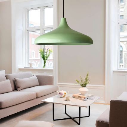 Hanging lamp VULCANO 1xE27/40W/230V green