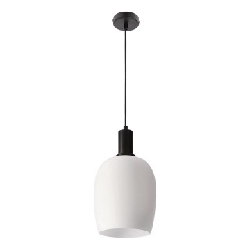 Hanging lamp WOLKEN 1xE27/40W/230V white/black