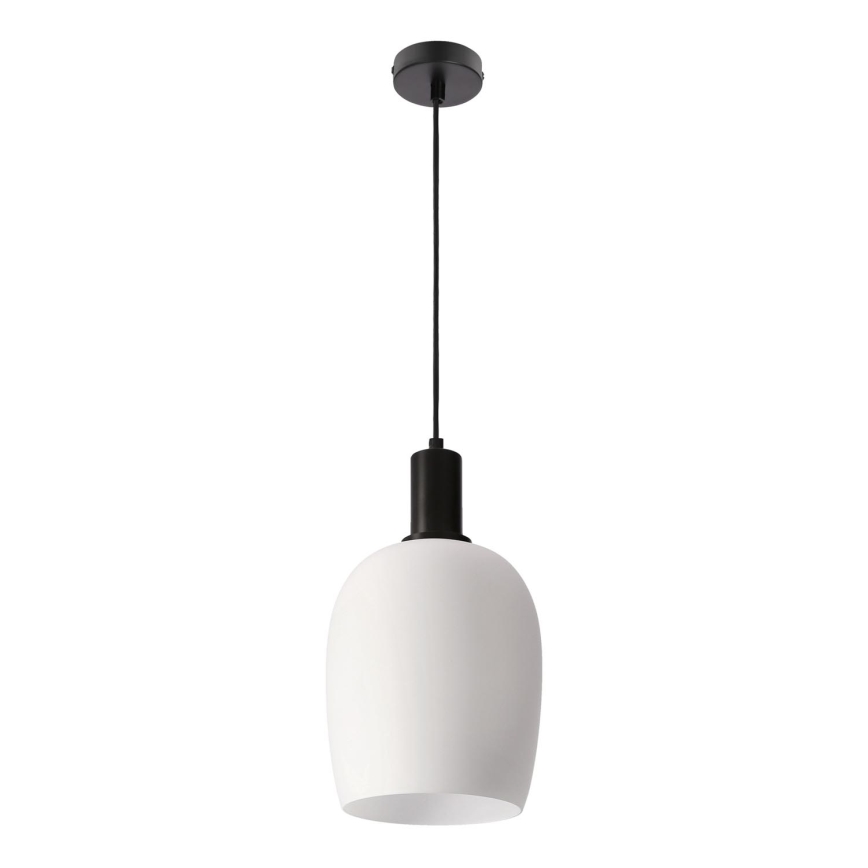 Hanging lamp WOLKEN 1xE27/40W/230V white/black