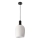 Hanging lamp WOLKEN 1xE27/40W/230V white/black