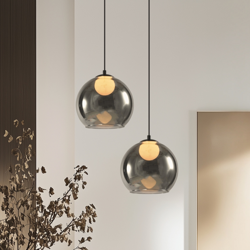 Hanging Light BRIN 1xG9/15W/230V smoky black