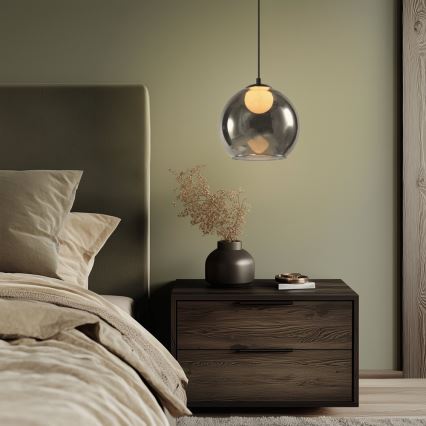 Hanging Light BRIN 1xG9/15W/230V smoky black