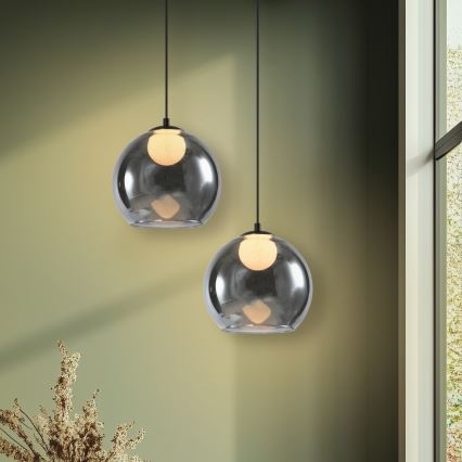 Hanging Light BRIN 1xG9/15W/230V smoky black