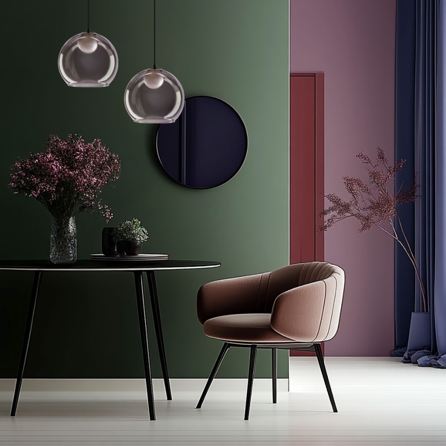 Hanging Light BRIN 1xG9/15W/230V smoky black