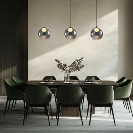 Hanging Light BRIN 1xG9/15W/230V smoky black