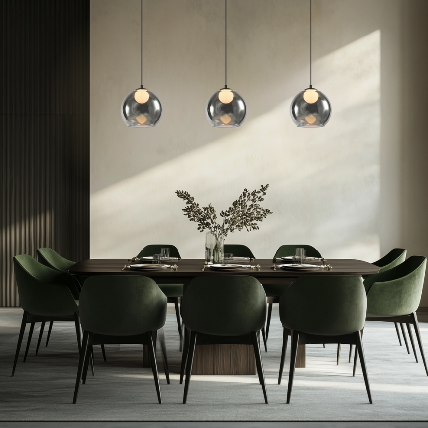 Hanging Light BRIN 1xG9/15W/230V smoky black
