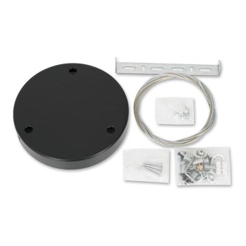 Hanging system for lights MAQ 32W/40W 1m black