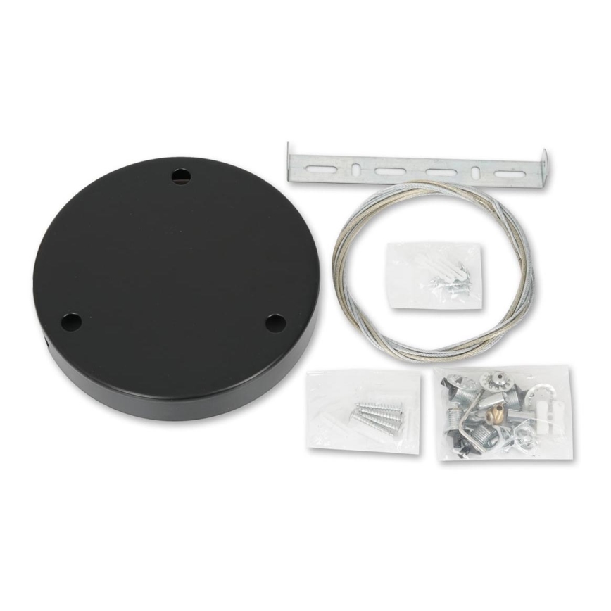 Hanging system for lights MAQ 32W/40W 1m black