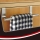 Hanging tea towel holder 8x23,5 cm stainless steel