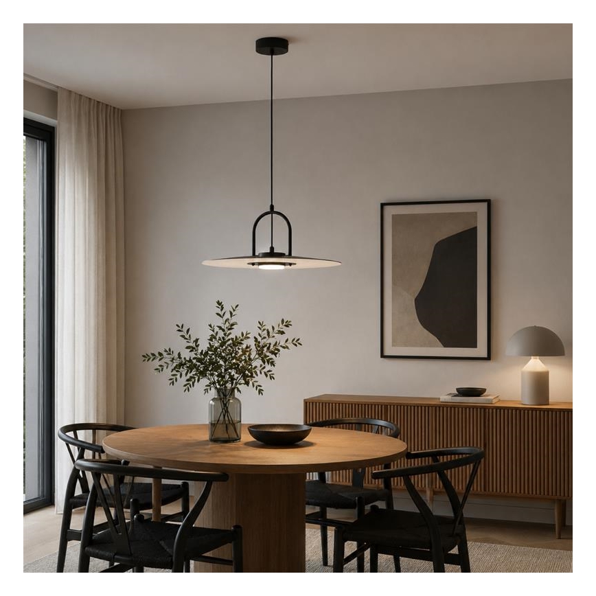 HATTORI cable-suspended pendant lamp 1xGX53/15W/230V, black