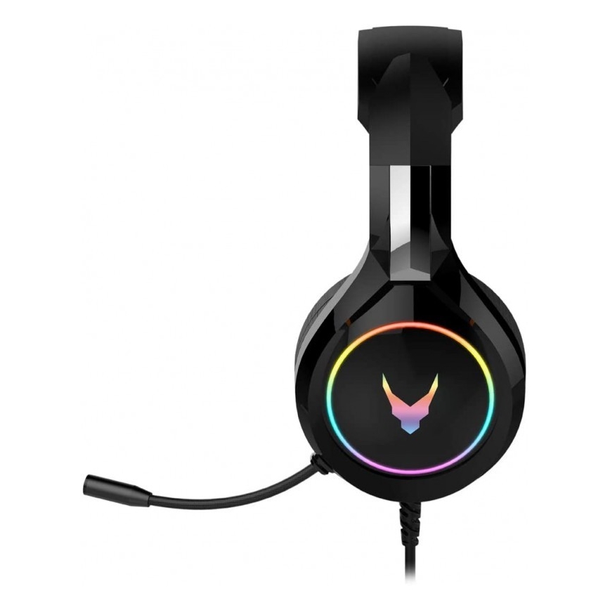 Headphones with a microphone VARR GAMING RGB USB black
