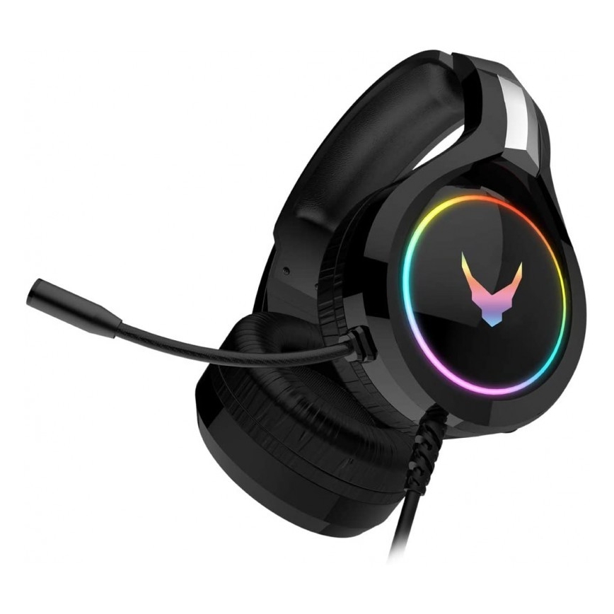 Headphones with a microphone VARR GAMING RGB USB black