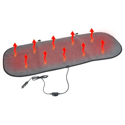 Heated rear seat cover with a thermostat 12V grey