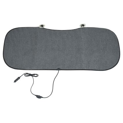 Heated rear seat cover with a thermostat 12V grey