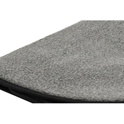 Heated rear seat cover with a thermostat 12V grey