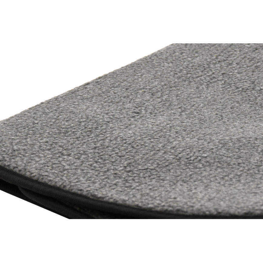 Heated rear seat cover with a thermostat 12V grey