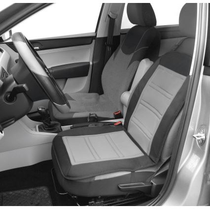 Heated seat cover with a thermostat 12V black/grey