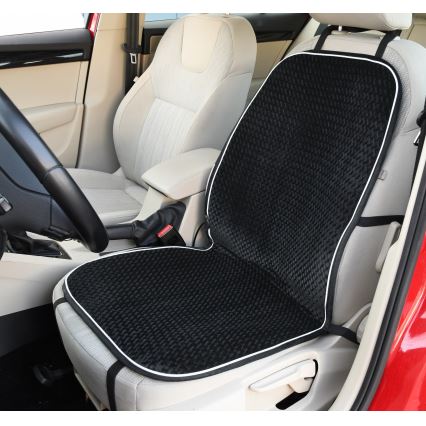 Heated seat cover with a thermostat 12V black