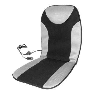 Heated seat cover with a thermostat 12V grey/black