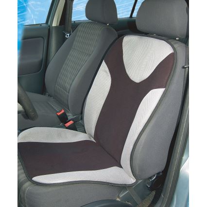 Heated seat cover with a thermostat 12V grey/black