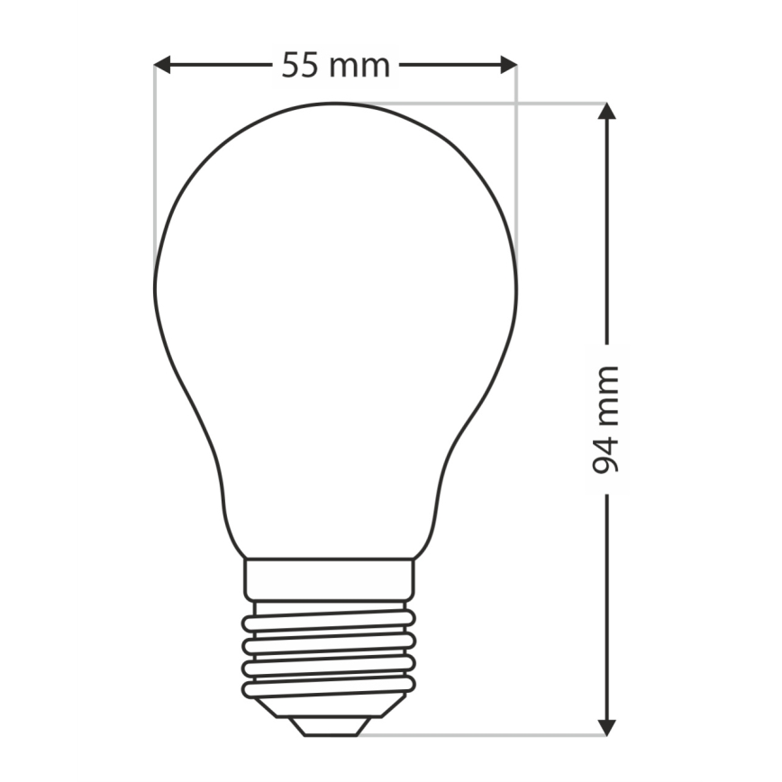 Heavy-duty bulb E27/100W/230V 2700K