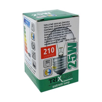 Heavy-duty bulb G45 E27/25W/230V 2700K