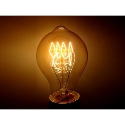 Heavy-duty decorative dimmable bulb SCROBB A19 E27/60W/230V 2200K