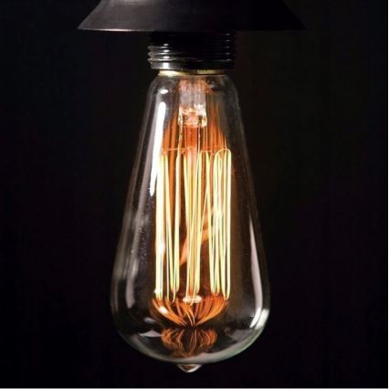 Heavy-duty decorative dimmable bulb SELEBY ST64 E27/60W/230V 2200K