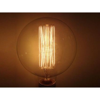 Heavy-duty decorative dimmable bulb SELRED G125 E27/60W/230V 2200K 120 lm