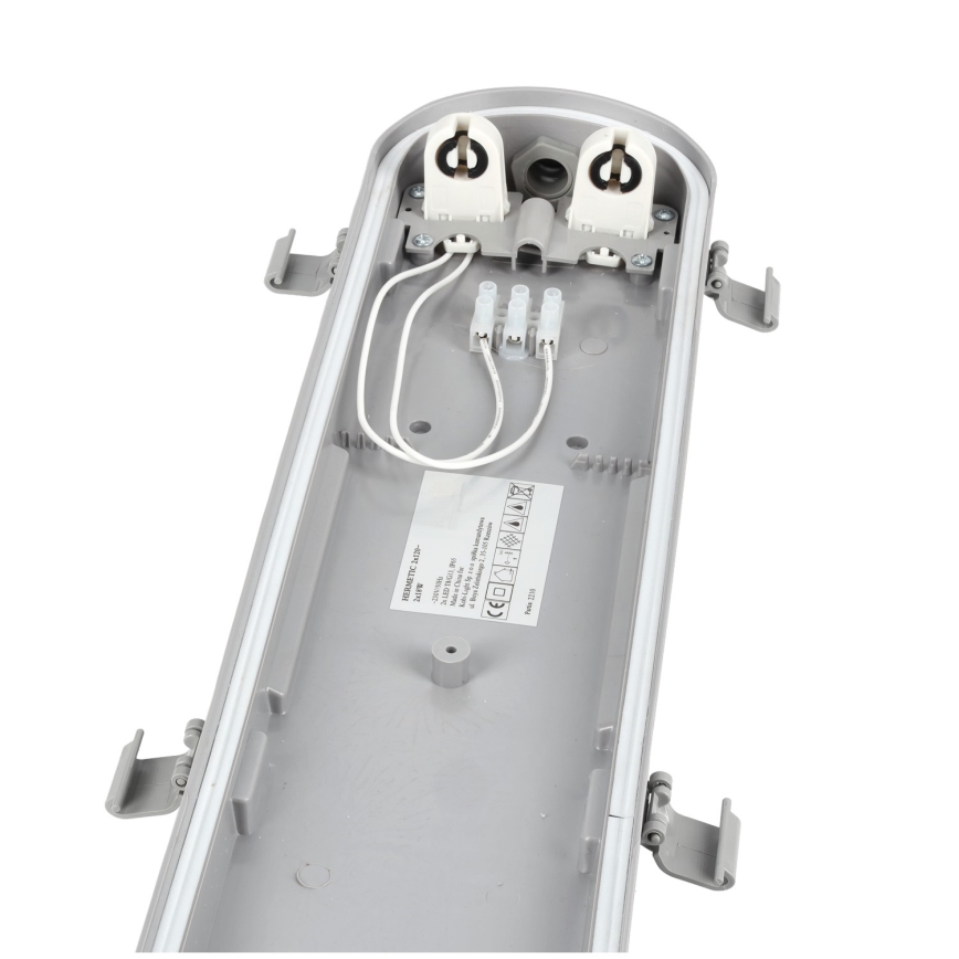 Heavy-duty fluorescent light 2xG13/22W/230V IP65
