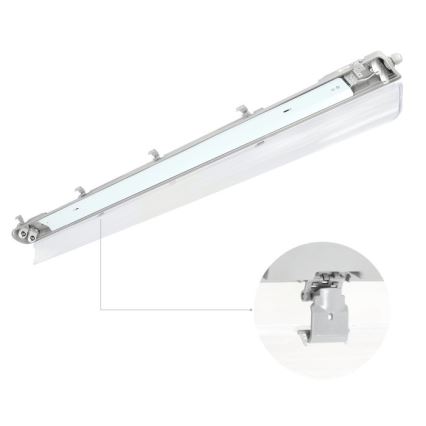 Heavy-duty fluorescent light HERMIC T8 2xG13/18W/230V IP65